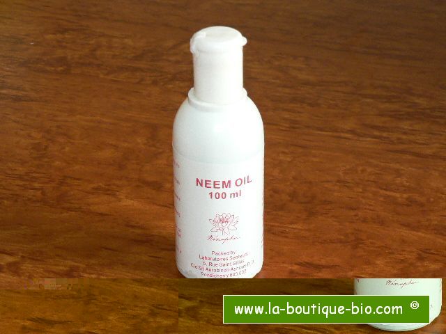 <b>NEEM OIL</b><br>ASH - ORGANIC CULTIVATION<br>Azadirachta Indica<BR>Bottle of 100 ml
