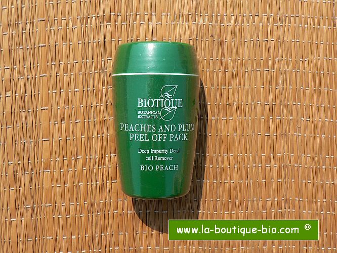 <b>DEEP IMPURITY DEAD CELL REMOVER</b><br>BIO PEACHES PLUM PEEL-OFF PACK<br>65 grs