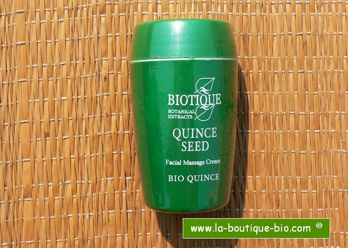 <b>FACIAL MASSAGE CREAM</b><br>BIO QUINCE SEED<br>60 grs