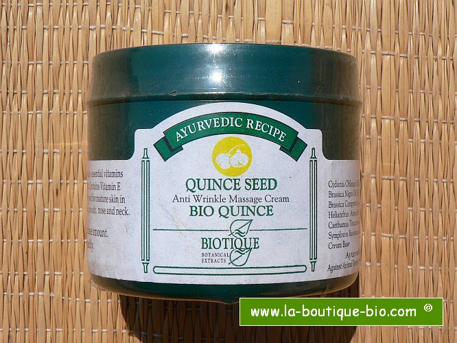 <b>FACIAL MASSAGE CREAM</b><br>BIO QUINCE SEED<br>225 grs
