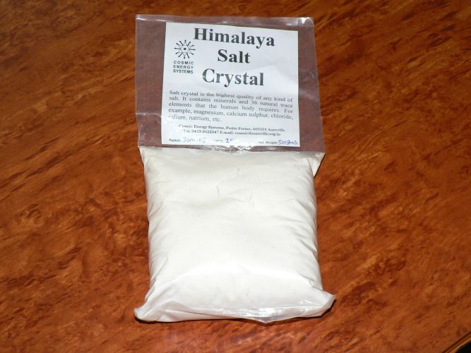 <b>HIMALAYAN CRYSTAL SALT</b><br>BON - HIMALAYAN CRYSTAL MINERAL SALT<br>Powder - 500 grs