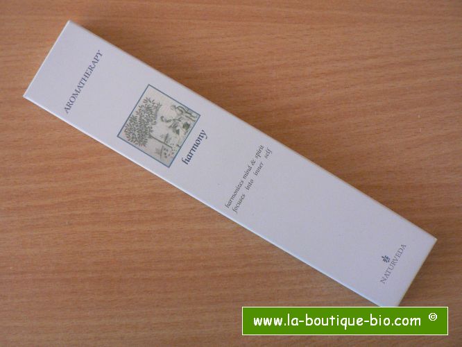<b>HARMONY</b><br>NAT - AROMATHERAPIC INCENSE<BR>WITH ESSENTIAL OILS<br>12 sticks
