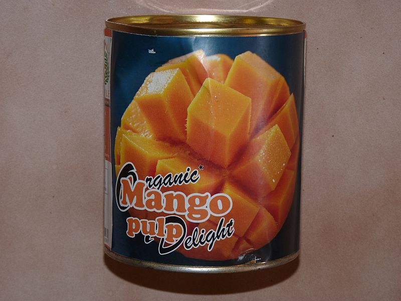 <B>MANGO PULP</B><BR<ECO - MANGO PULP<BR>ORGANIC CERTIFIED<BR>850 grs