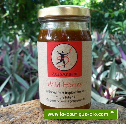 <b>WILD FOREST HONEY<BR>BITTER SWEET<BR>AUR - WILD HONEY</b><br>Harvested by tribals from Nilgiris<br>250 grs