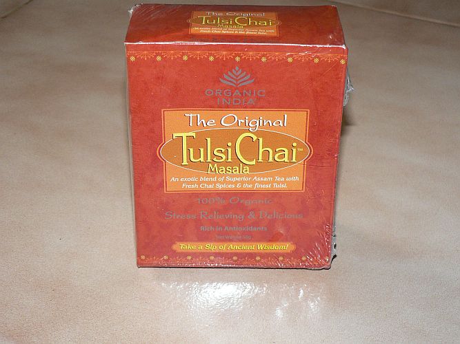<B>TULSI CHAI MASALA</B><BR>OI - TULSI CHAI MASALA<BR>ORGANIC CERTIFIED<BR>CARTON BOX 50 g