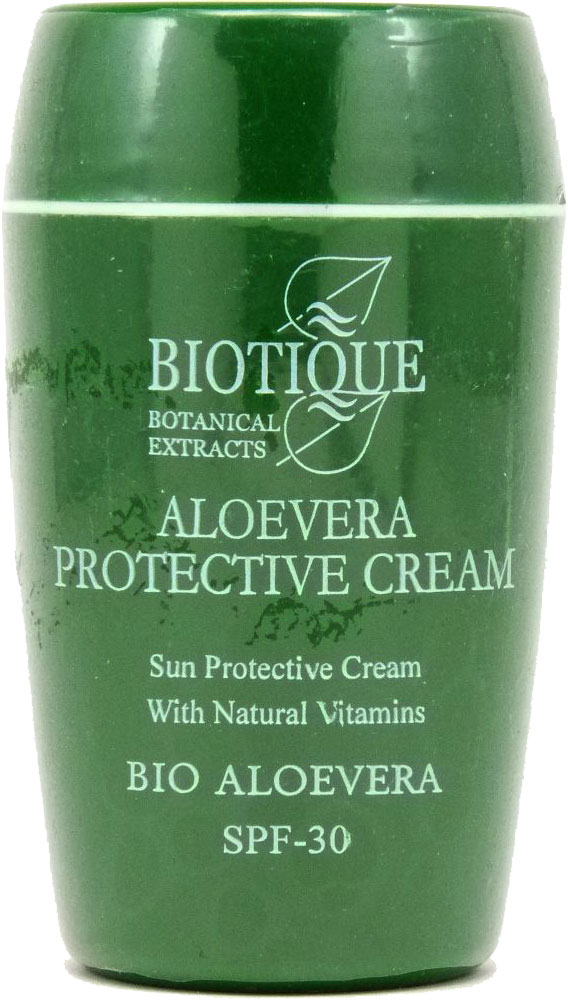 <b>PROTECTIVE SUN CREAM SPF-30</b><br>BIO ALOEVERA SPF30 - PROTECTIVE CREAM<br>Aloe Vera and natural vitamines<br>55 grs