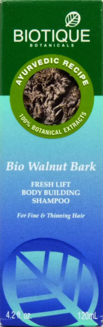 <b>CLEANSER FOR BLACK HAIR</b><br>BIO WALNUT - WALNUT BARK<br>120 ml