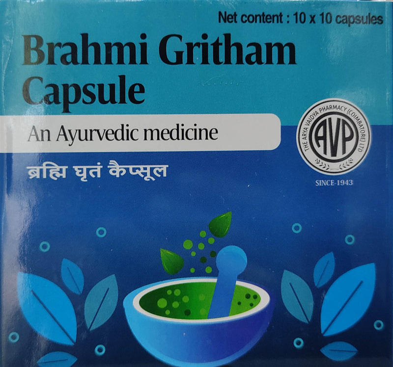 Brahmi Gritham Soft Gel Capsule  1 BLISTER - 1O TABLETS